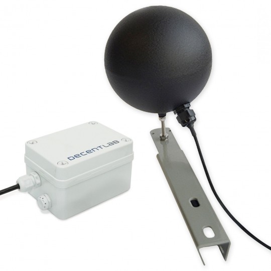 sensor DL-BLG de temperatura de globo negro LoRaWAN Decentlab