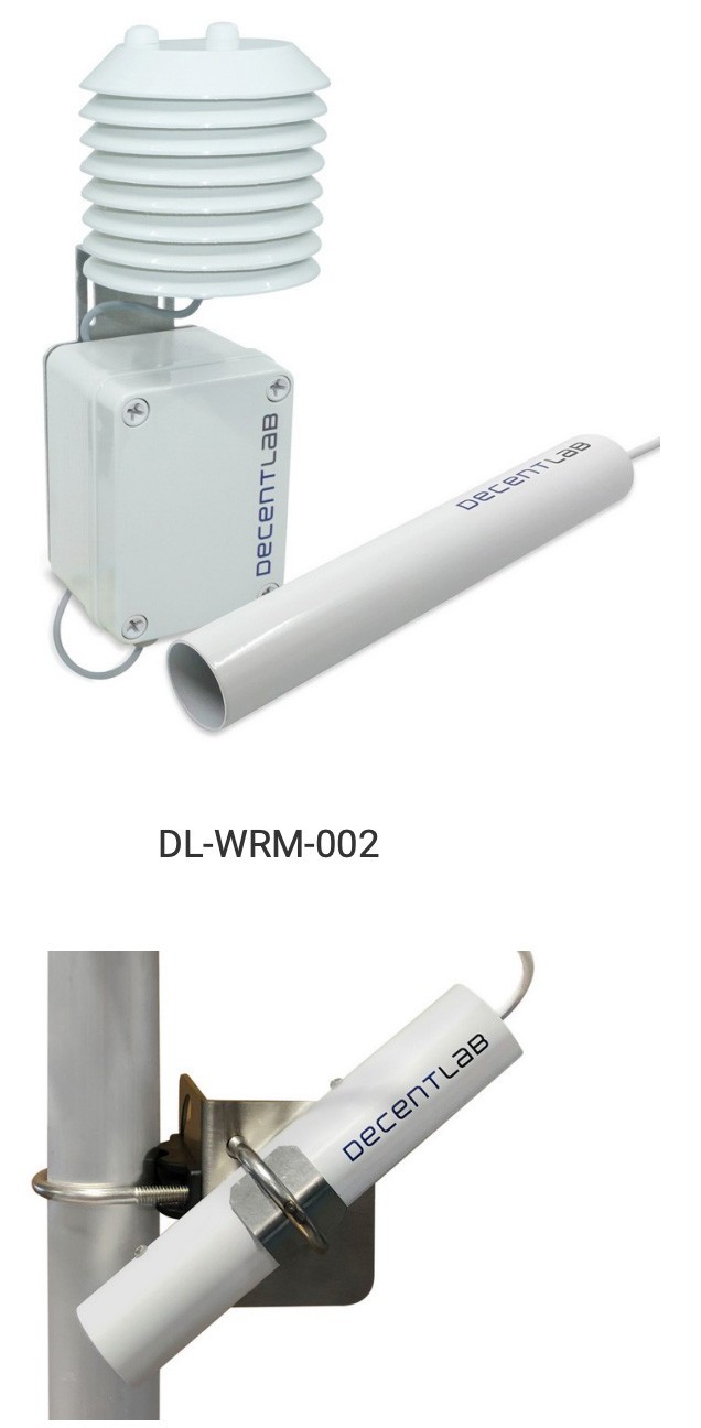 dl-wrm-002 con y sin protecciÃ³n de la sonda frente a la intemperie