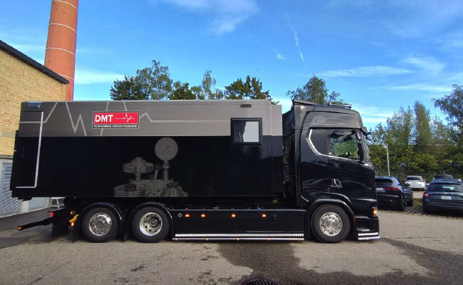 test medicion camion contenedor keller pressure catsensors